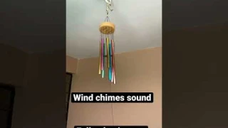 Wind chime sound review || unboxing video on my YouTube channel || how to hang wind chime #shorts