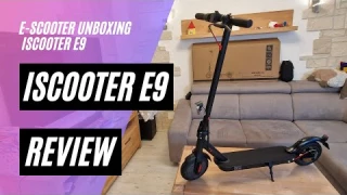🛴 iScooter E9 🔍 Review nach 24 km (36V; 7,5AH, 350W)