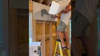 Mr Cool DIY Mini-Split Indoor Unit Installation. @MrcoolComfort #diy #hvac