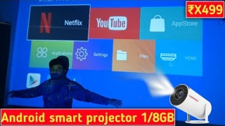 Android Smart Projector - 1/8GB | Best Smart Projector | 4K Projector | Best Quality Smart Projector