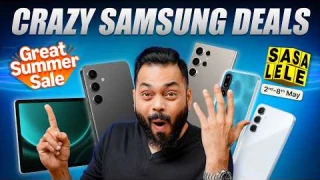 Top 8+ Crazy Samsung Deals ⚡Ft. Flipkart SASA LELE & Amazon Great Summer Sale