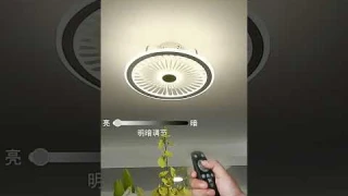 Светодиодный потолочный вентилятор с дистанционным управлением 👉 https://clck.ru/sJbh8 #али #лампа
