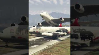 Airplane Accidently Came in the Runway During Landing Of A380...