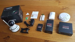 ENER-J Home Security Kit Alarm Includes Camera,PIR,Door Sensor [Hands on Review and Test]