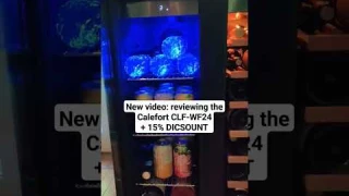New product review: checking out the Ca'Lefort 24" dual zone wine and beer fridge #winegifts