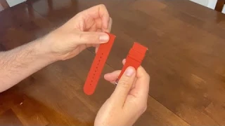 Archer Silicone Watch Strap Unbox & Review: Colorful & Comfy