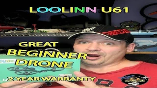 The Loolinn U61 is a great starter drone for children with a 2 year warranty