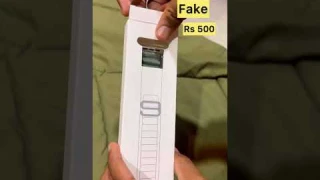 Apple Watch Ultra Original vs Fake Strap #ultra #shorts #smartwatch #apple #fake #online #original