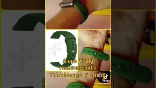 Strap kompatibel untuk Realme Band 2 warna Army Green 😎