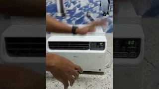 Funciones Aire Acondicionado de ventana, LG dual inverte 10.000btu