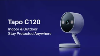 Tapo C120 - Tapo Indoor/Outdoor Wi-Fi Home Security Camera