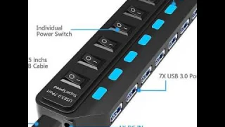 Port Usb Splitter With Power