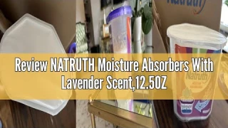 Review NATRUTH Moisture Absorbers With Lavender Scent,12.5OZ（800ml）*6-Pack Portable Closet Dehumidif