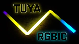 TUYA RGBIC - УНИКАЛЬНЫЙ Трубчатый СВЕТИЛЬНИК ПОДСВЕТКА с Голосовым Управлением и Светомузыкой !
