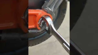 Joyor S5 rear tire replacement tool hack #joyorS5 #scooter