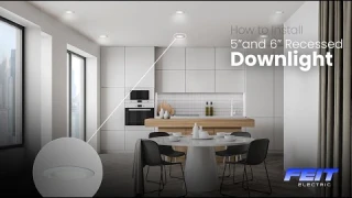 How to Install 5 and 6-Inch LED Recessed Downlights