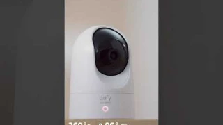 eufy Security Solo IndoorCam P24 2K Pan  Tilt Indoor Security Camera Wi Fi Plug in Camera