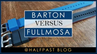 Barton Elite Silicone strap VS Fullmosa strap (review)