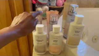 Recap of BBW’s Amber Blush, Sunwashed Santal & Vanilla Suede Body Care 💕