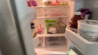 GE GNE27JYMFS 36'' French Door Refrigerator Review, Finger prints will need cleaned frequently!
