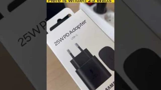 Testing the Original 25W Samsung Power Adapter on Galaxy A34 #test #samsung #galaxya34 #charger