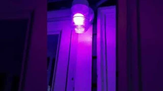 ILC RGB LED Light Bulb, 40W Equivalent, 450LM, 2700K Warm White, 5W, with remote control