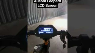 Ausom Leopard Electric Scooter 4" LCD Screen Features. #shorts #electricscooterreview