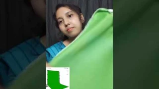 Green background cloth review and demo.. #positiveajmira #greenbackground #shorts