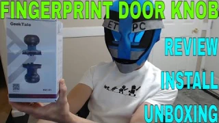 SMART DOORKNOB UNBOXING FULL INSTALL AND REVIEW | HOW TO INSTALL A SMART DOORKNOB