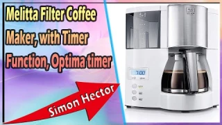 Melitta Filter Coffee Maker, with Timer Function, Optima timer