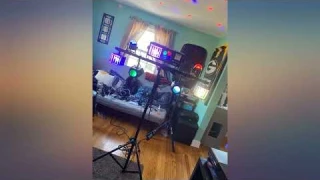 Stage Lights,MARYGEL 4 in 1 Mixed Effect Sound Activated RGBW LED Pattern Lights review