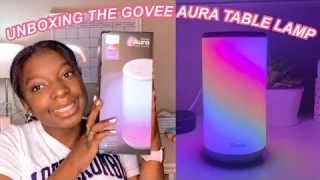 UNBOXING THE GOVEE AURA TABLE LAMP + GIVEAWAY | AESTHETIC ROOM DECOR