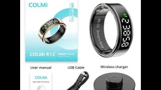 COLMI R12 Smart Ring review |Smart ring with display |SPO2 HR|
