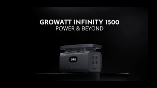 1512Wh /2000W UPS Home Backup Solar Generator | Growatt Infinity 1500
