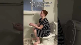When your Asian spouse influences your toilet habits