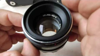 Аукцион Виолити Фотоаппарат Зенит Е объектив Helios 44 2 СССР