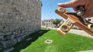 A tour that began at the walls of Jerusalem and suddenly took a surprising and rare turn
